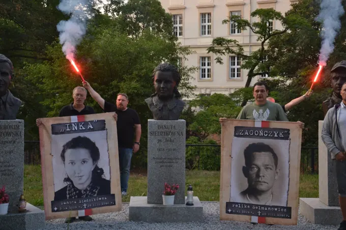28.08.2018 Rocznica śmierci „Inki” i „Zagończyka”. Głogów Pamiętał!