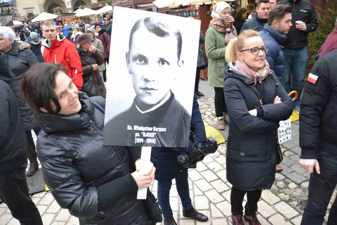 26.11.2017 IV Krakowskie Zaduszki za Żołnierzy Wyklętych — zdjęcie 13