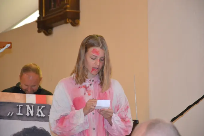 12-08-2018 Niegosławice. Uroczystości odsłonięcia pamiątkowej tablicy! — zdjęcie 10