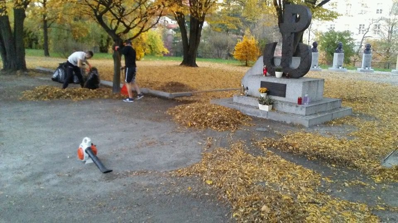 06-07.11.2018 sprzątanie Alei Pamięci!