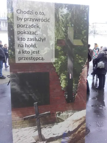Seminarium terenowe „Kwatera Ł. Panteon narodowy pod cmentarnym murem” – Warszawa, 02-12-2017 — zdjęcie 4