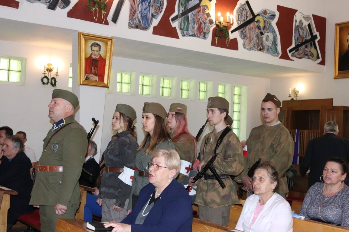 22.04.2018 Ryczeń. Msza Święta za Żołnierzy Wyklętych