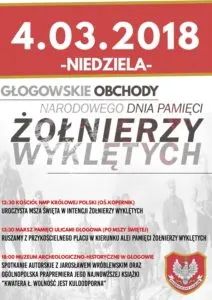04.03.2018 Marsz Pamięci Żołnierzy Wyklętych w Głogowie. — zdjęcie 1