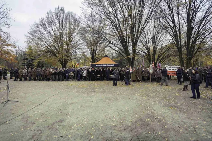 18.11.2017 Głogów wita Bohaterów. Część II odsłonięcie popiersi „Wyklętych” — zdjęcie 19