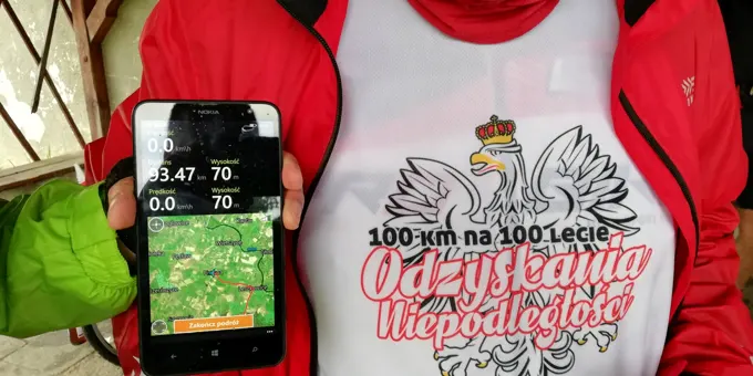 03.05.2018 Rajd Rowerowy 100 km na 100-lecie Odzyskania Niepodległości — zdjęcie 19