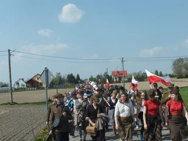 Rajd mjra cc. Hieronima Dekutowskiego ps. "Zapora". Bełżyce 2018 — zdjęcie 22