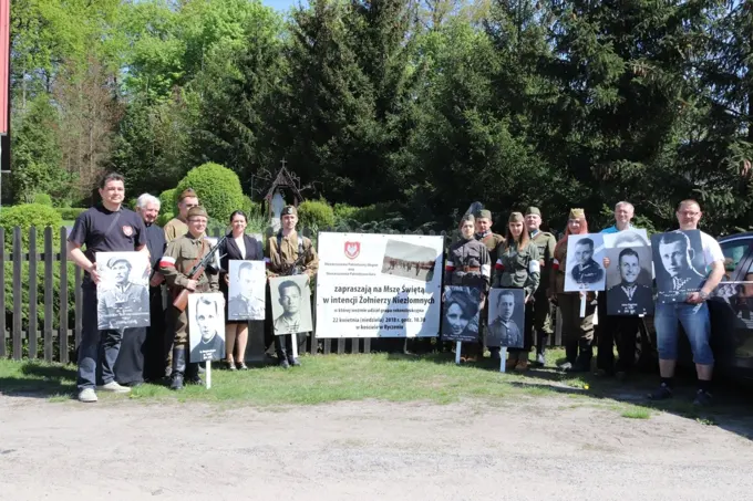 22.04.2018 Ryczeń. Msza Święta za Żołnierzy Wyklętych — zdjęcie 1