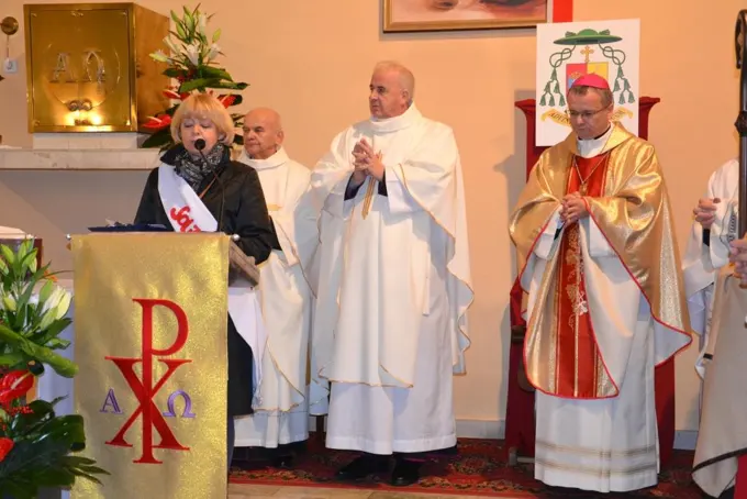 18.11.2017 Głogów wita Bohaterów. Część I Msza Święta w intencji „Wyklętych” — zdjęcie 11