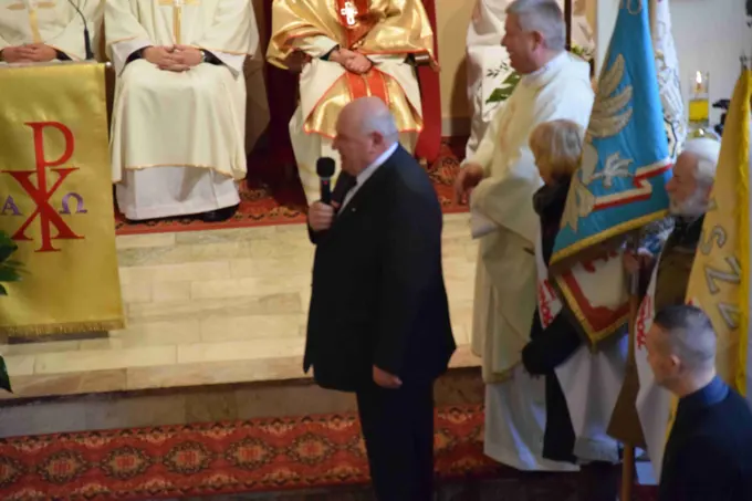 18.11.2017 Głogów wita Bohaterów. Część I Msza Święta w intencji „Wyklętych” — zdjęcie 16