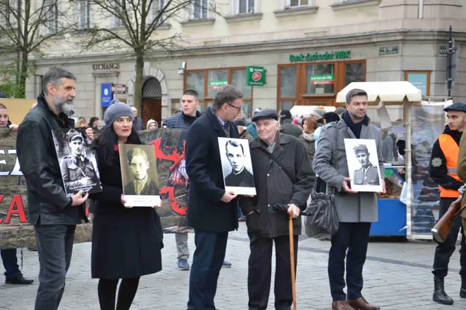 26.11.2017 IV Krakowskie Zaduszki za Żołnierzy Wyklętych — zdjęcie 10