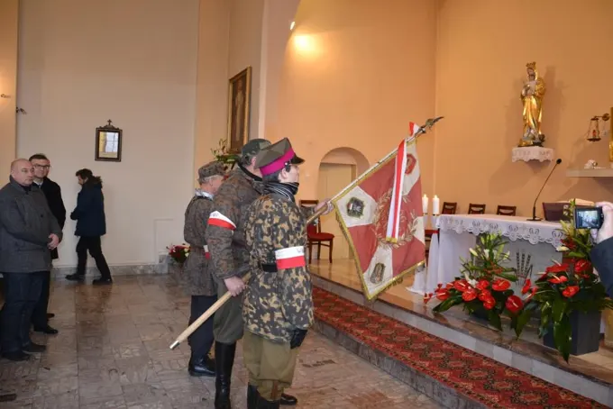 18.11.2017 Głogów wita Bohaterów. Część I Msza Święta w intencji „Wyklętych”
