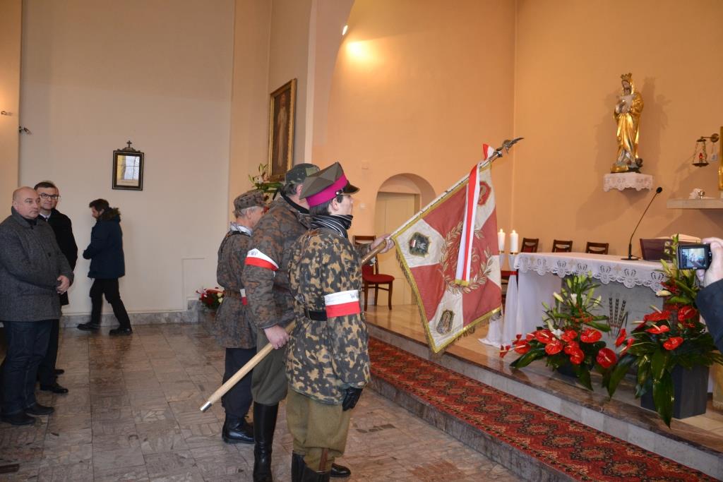 18.11.2017 Głogów wita Bohaterów. Część I Msza Święta w intencji „Wyklętych”