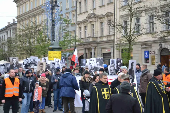 26.11.2017 IV Krakowskie Zaduszki za Żołnierzy Wyklętych — zdjęcie 9