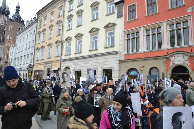 26.11.2017 IV Krakowskie Zaduszki za Żołnierzy Wyklętych — zdjęcie 11