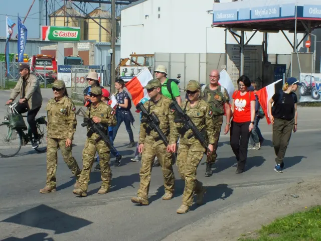 Rajd mjra cc. Hieronima Dekutowskiego ps. "Zapora". Bełżyce 2018 — zdjęcie 13