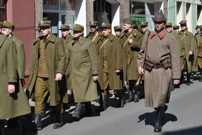 07.04.2018 Wolsztyn. IV Marsz Katyński.