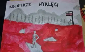 Konkurs plastyczno - historyczny "Żołnierze Wyklęci – Bohaterowie Niezłomni". Zwycięskie prace. — zdjęcie 3