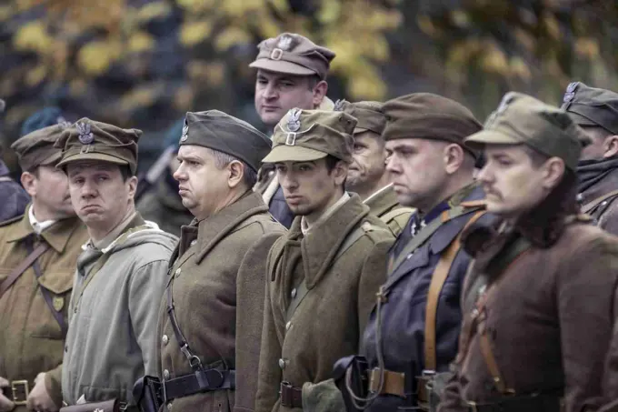 18.11.2017 Głogów wita Bohaterów. Część II odsłonięcie popiersi „Wyklętych” — zdjęcie 49